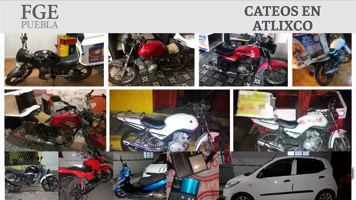 Esto fue lo que se encontró en los cateos de Atlixco