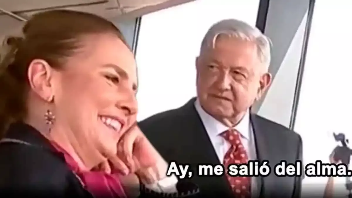 Beatriz Gutiérrez Müller y López Obrador.