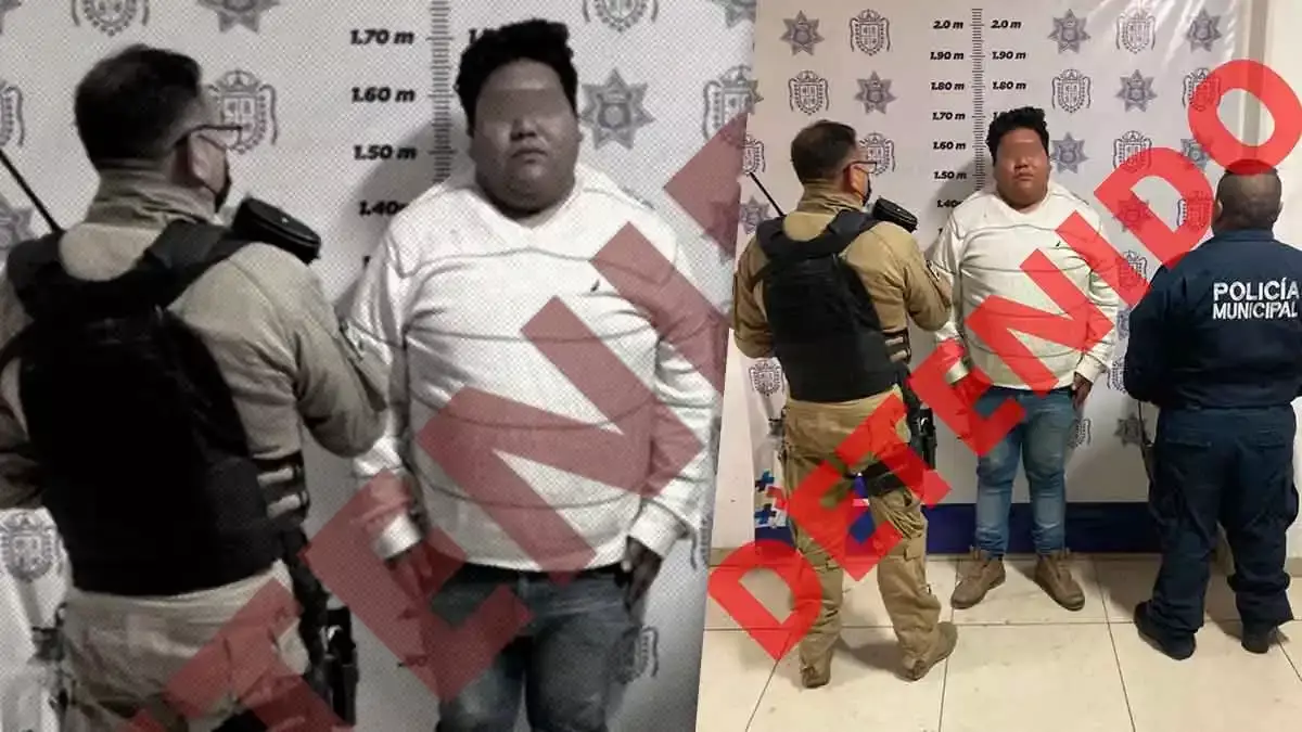 Detenido por robar tienda Oxxo.