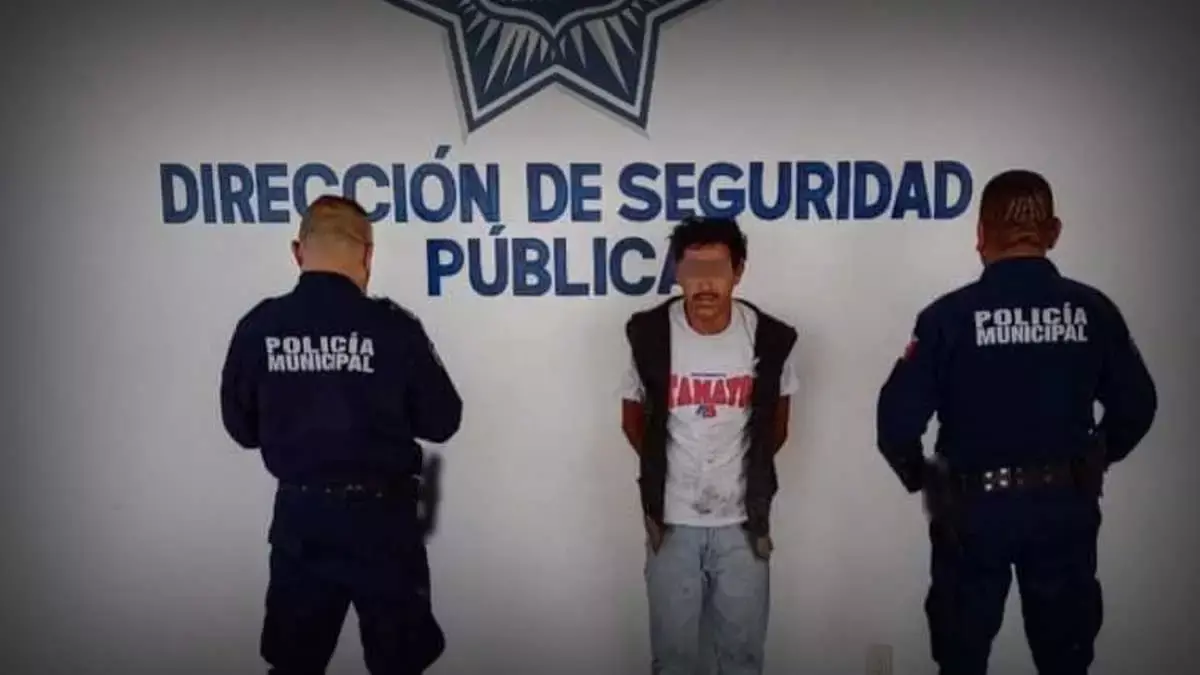 Detenido por robar vías férreas.
