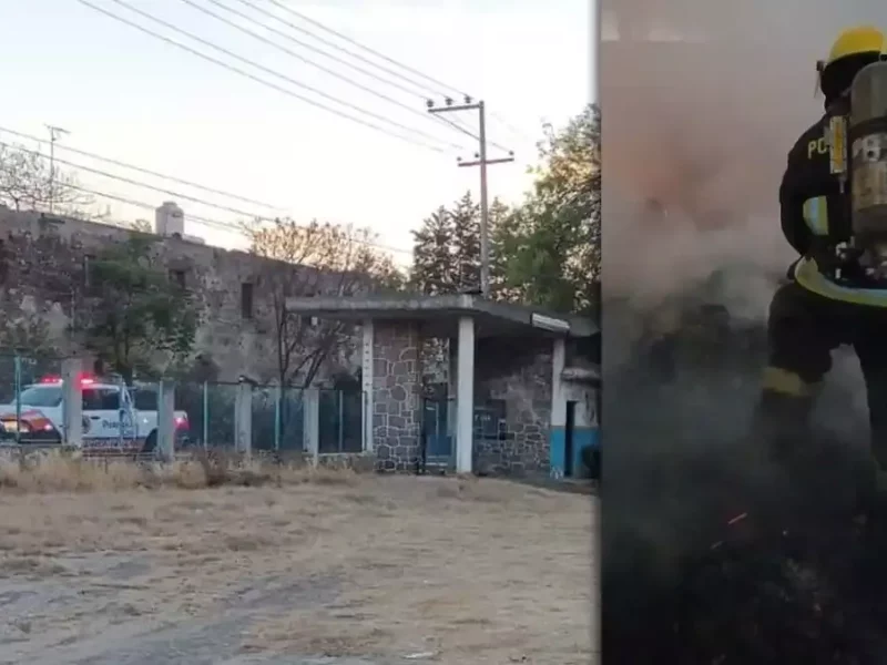 Incendio en la colonia El Cristo.