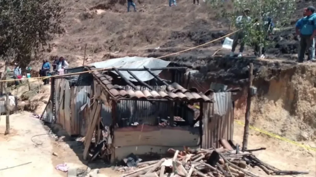 Incendio en Oaxaca.