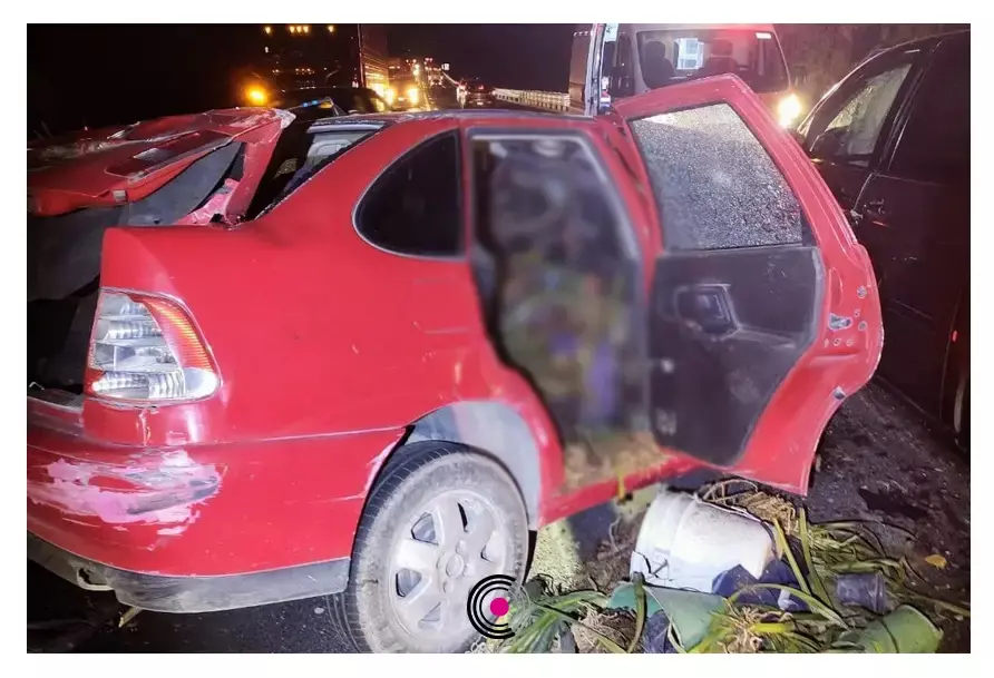 Colisión frontal en la Cuacnopalan-Oaxaca