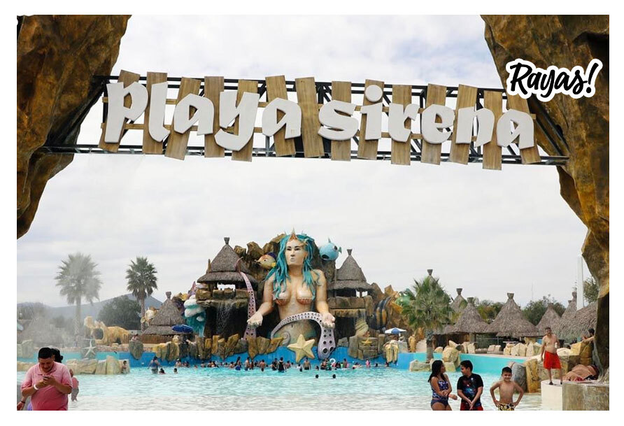 La alberca de olas de Playa Sirena tiene una capacidad para 1200 personas.