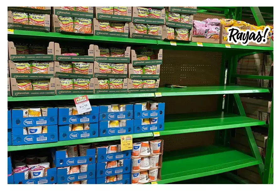 Desabasto de Maruchan en Puebla