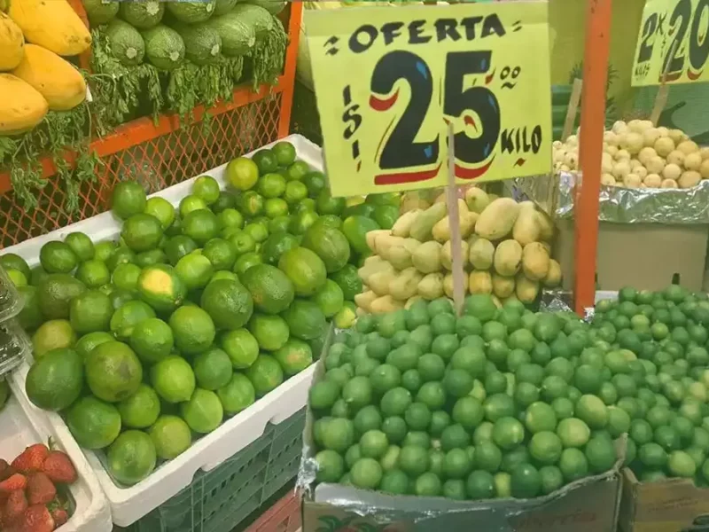 Precio del limón en Puebla.
