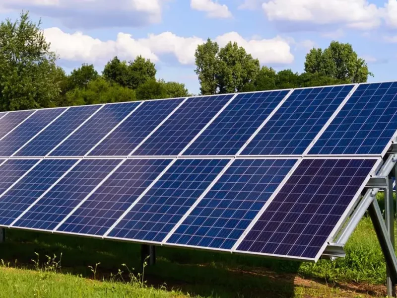 Paneles solares.