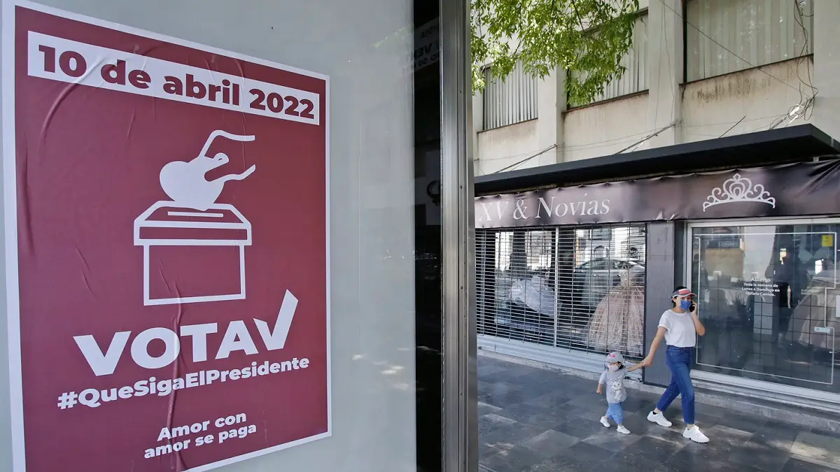 INE ha recibido sólo una queja contra Revocación de Mandato