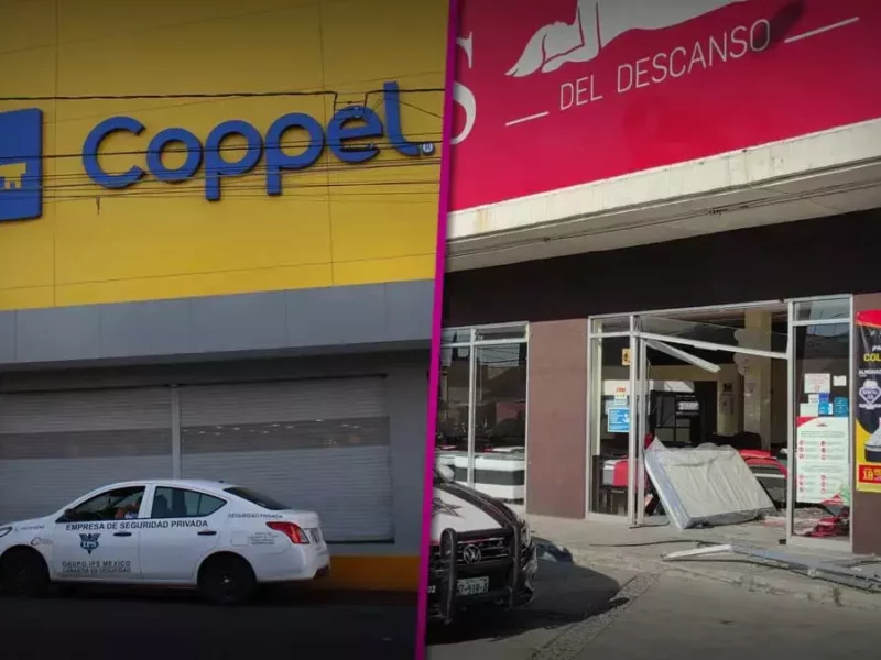 Robos en Coppel y Atlas.