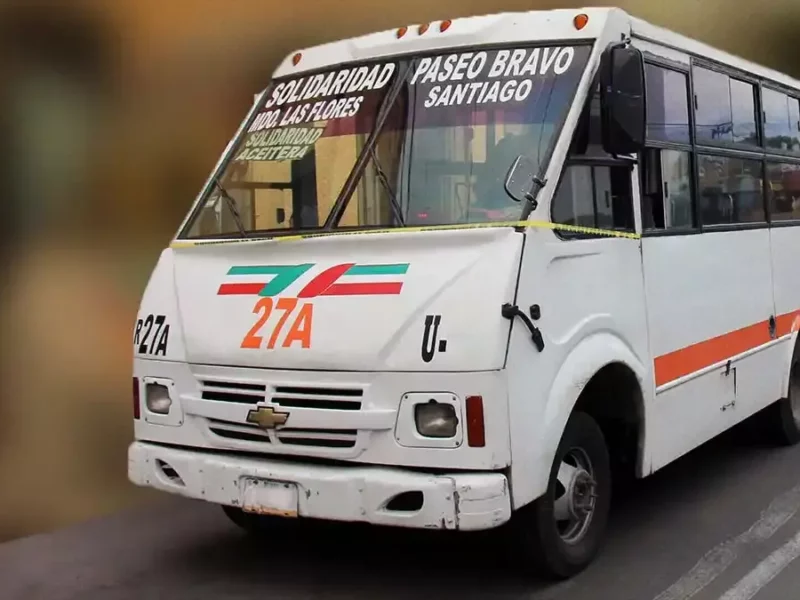 Robo en una ruta 27-A de Puebla.