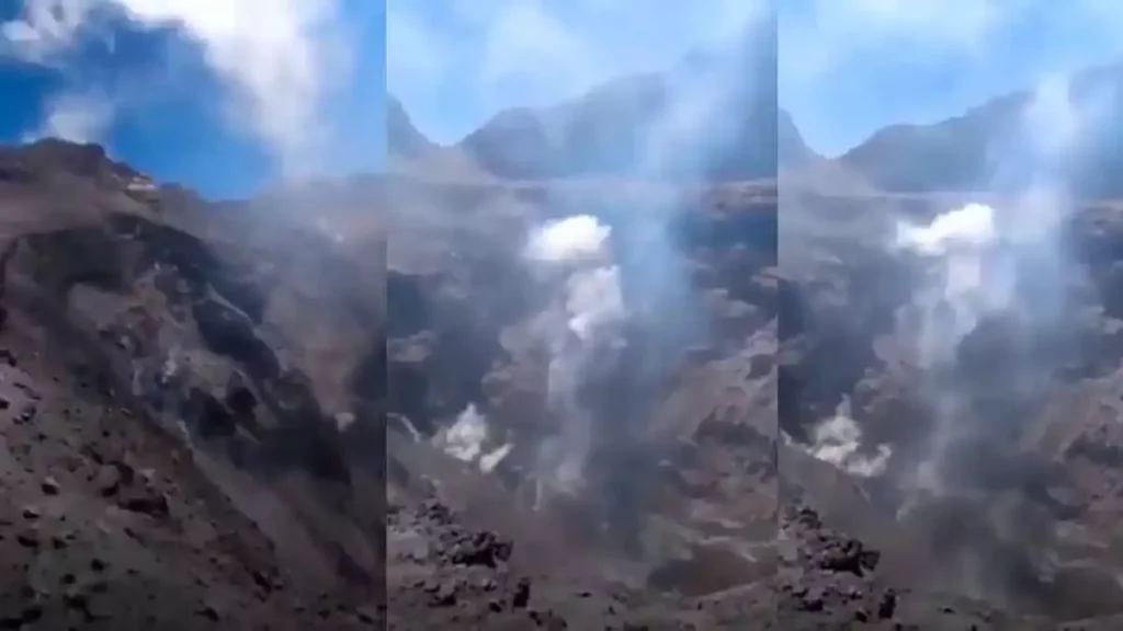 Volcán Popocatépetl.