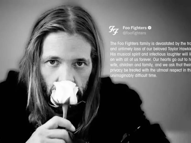 Falleció Taylor Hawkins de Foo Fighters.