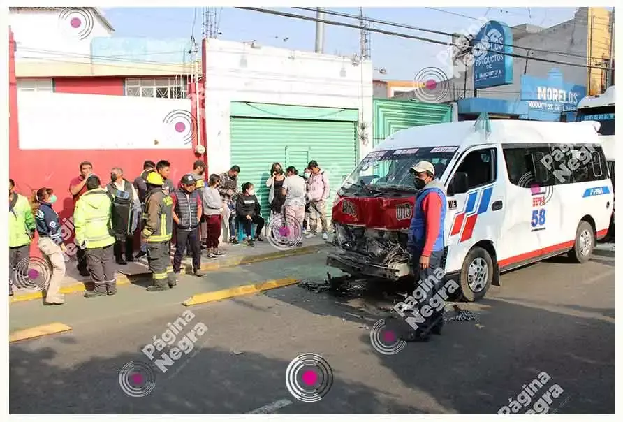Accidente en la colonia 10 de Mayo.