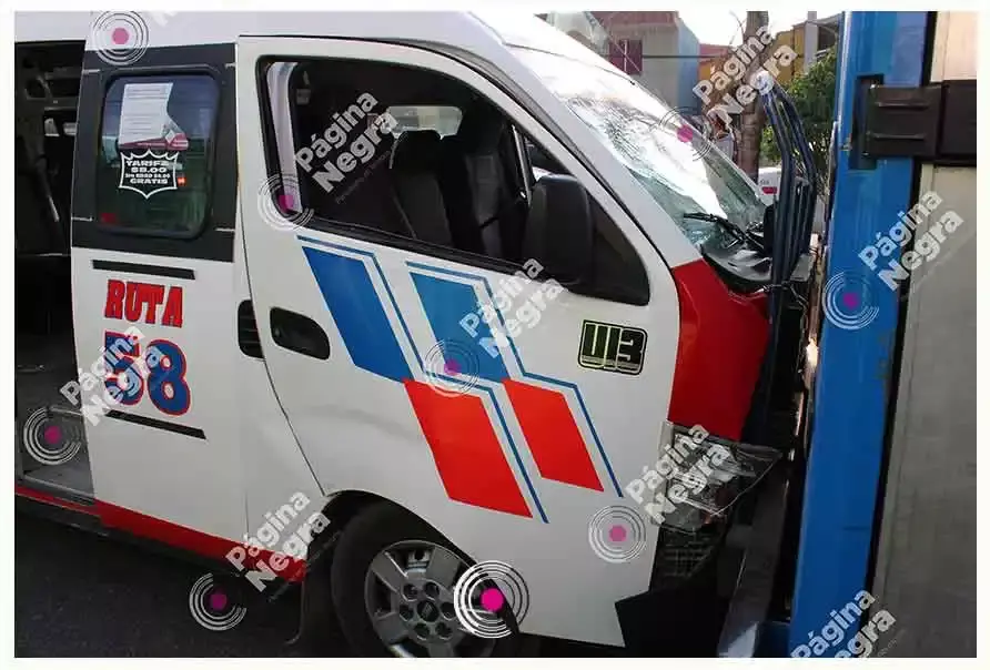 Accidente en la colonia 10 de Mayo.