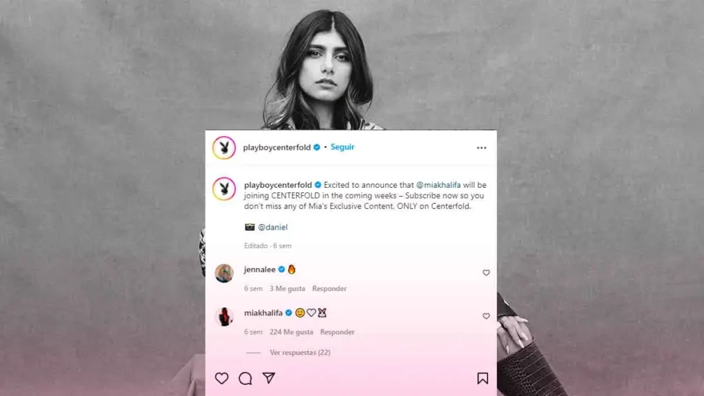 Mia Khalifa, actriz libanesa.