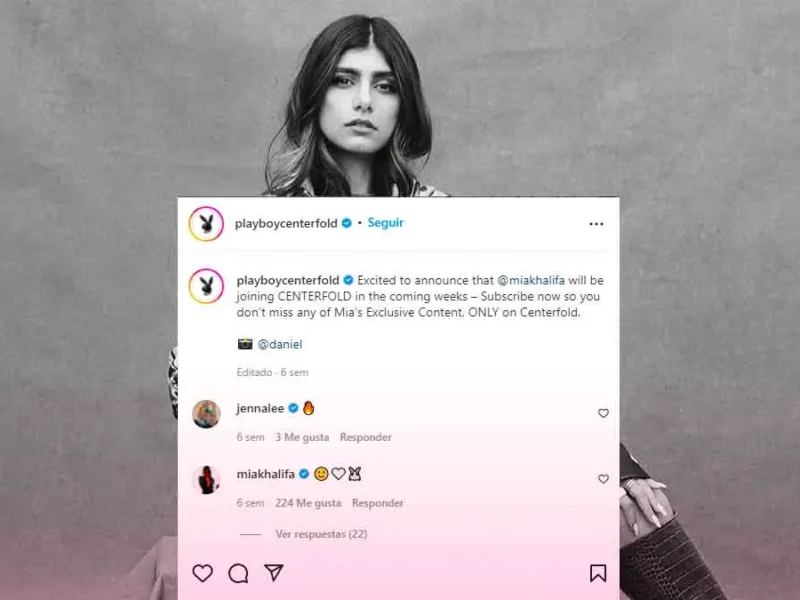 Mia Khalifa, actriz libanesa.