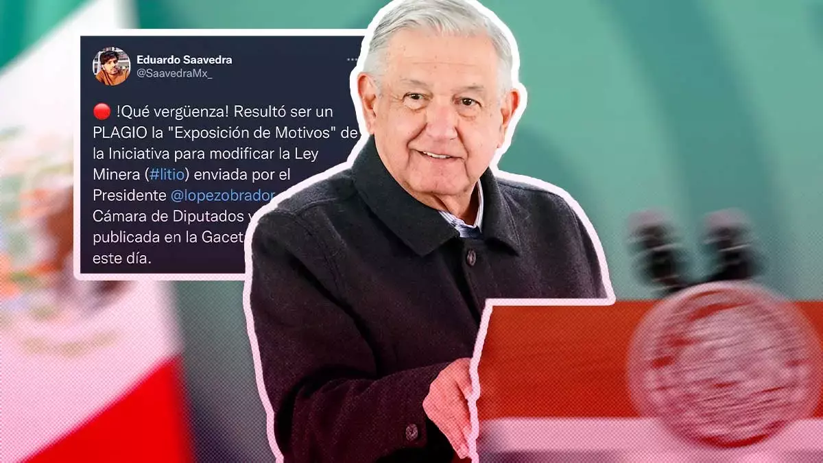 López Obrador se plagió la Ley Minera del texto