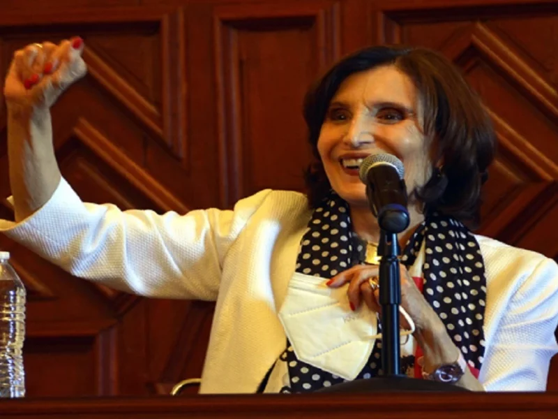 Ángeles Mastretta en la Fenali 2022.