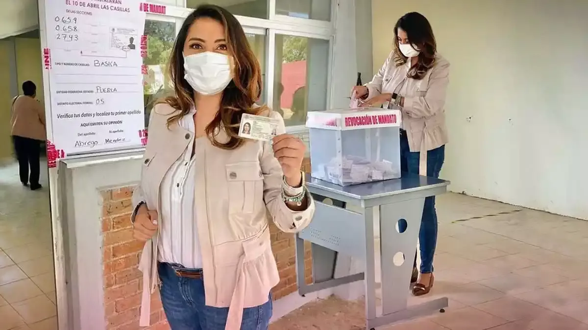 Angélica Alvarado, alcaldesa de Huejotzingo.