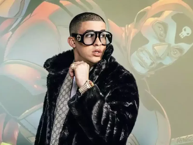 Bad Bunny, intérprete de reguetón.