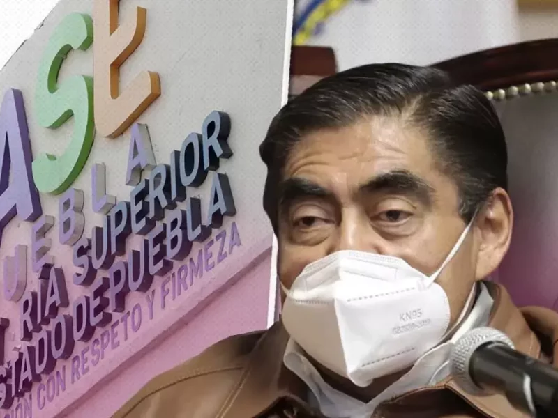 Miguel Barbosa, gobernador de Puebla.