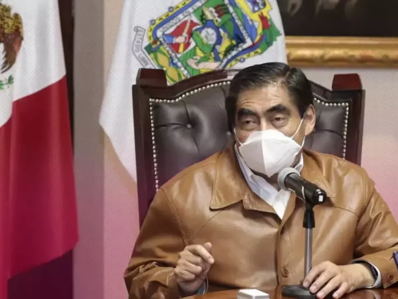 Miguel Barbosa, gobernador de Puebla.