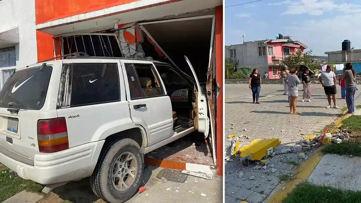 Hombres alcoholizados estrellaron una camioneta contra un domicilio