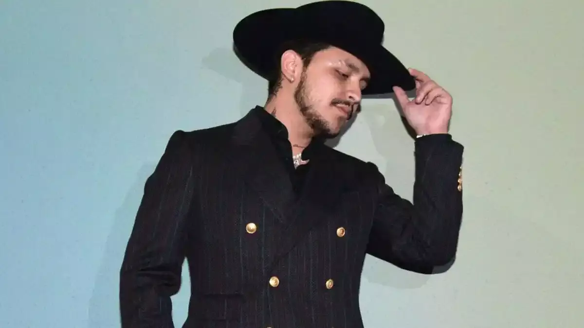 Christian Nodal, cantante y compositor mexicano.