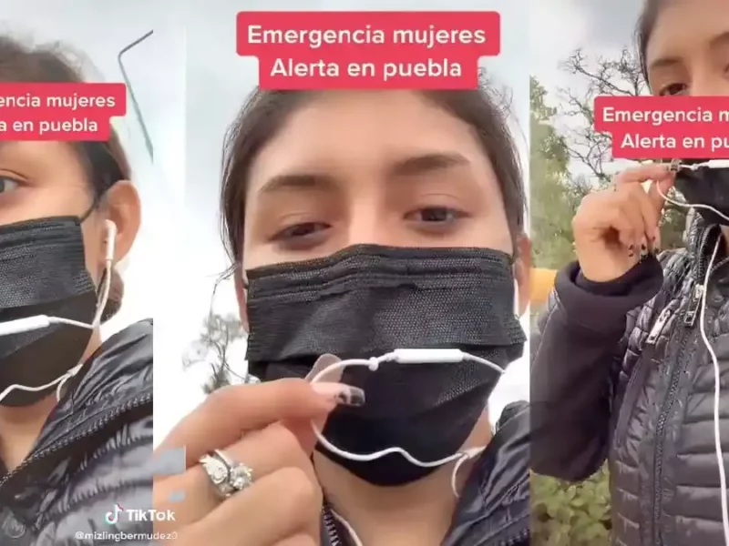 Joven denuncian en TikTok supuesto ataque con químico en Puebla.
