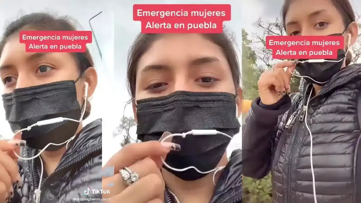Joven denuncian en TikTok supuesto ataque con químico en Puebla.