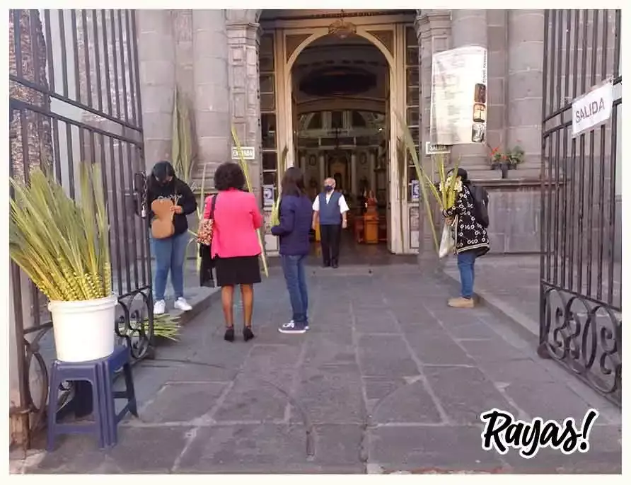Domingo de Ramos en Puebla.