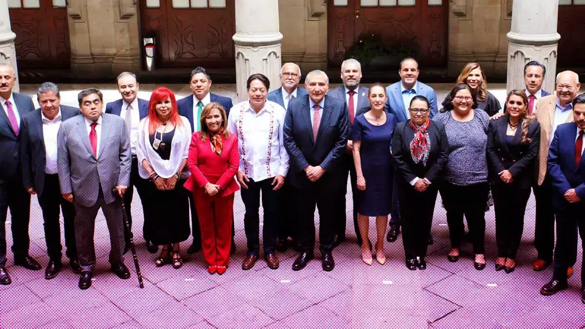 Barbosa se reúne con López Obrador para discutir temas de vacunación.