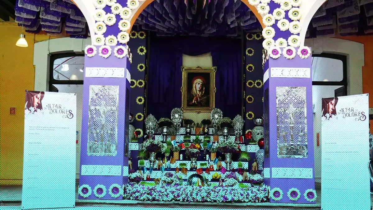 Visita el Altar de Dolores en Semana Santa en Puebla.