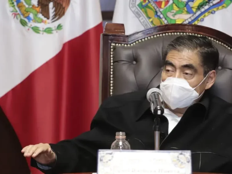 Miguel Barbosa, gobernador de Puebla.