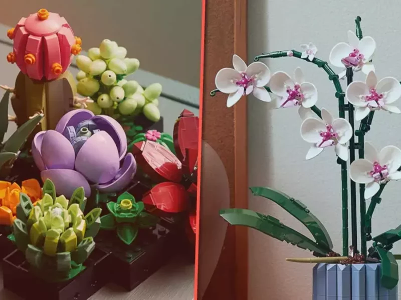 LEGO y su set de plantas.