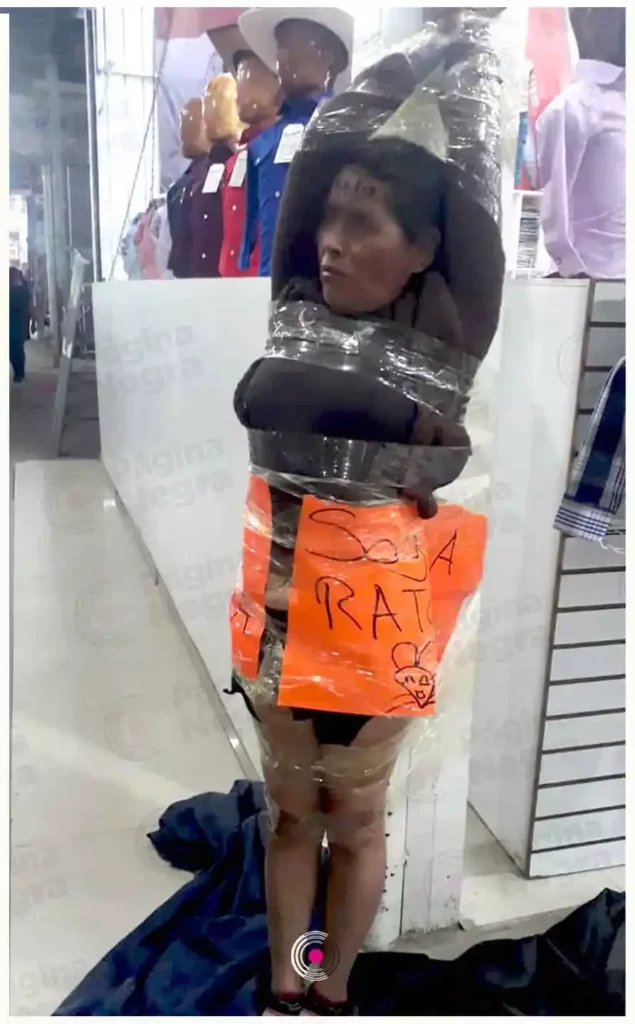 Detienen a mujer en Texmelucan.