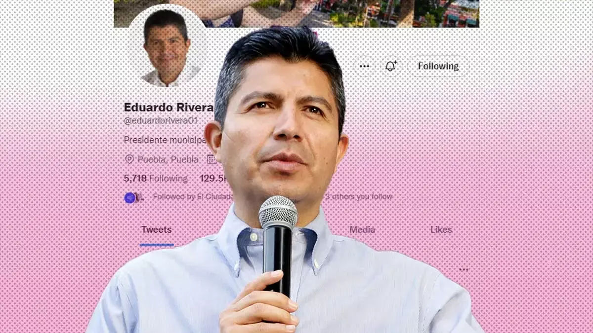 Eduardo Rivera, alcalde de Puebla.