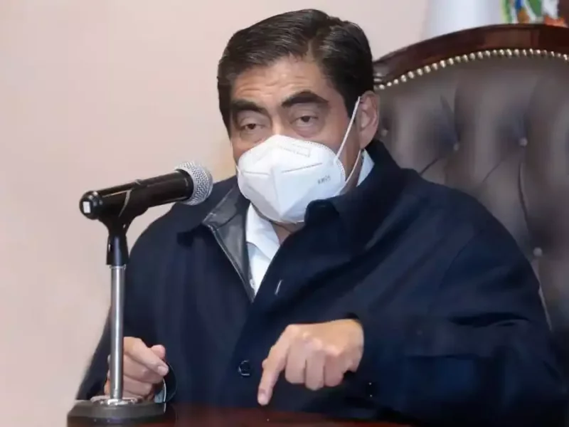 Miguel Barbosa, gobernador de Puebla.