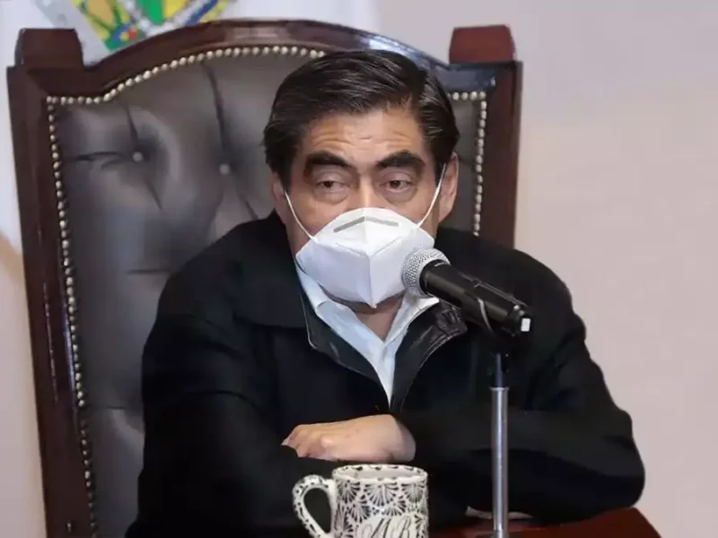 Miguel Barbosa, gobernador de Puebla.