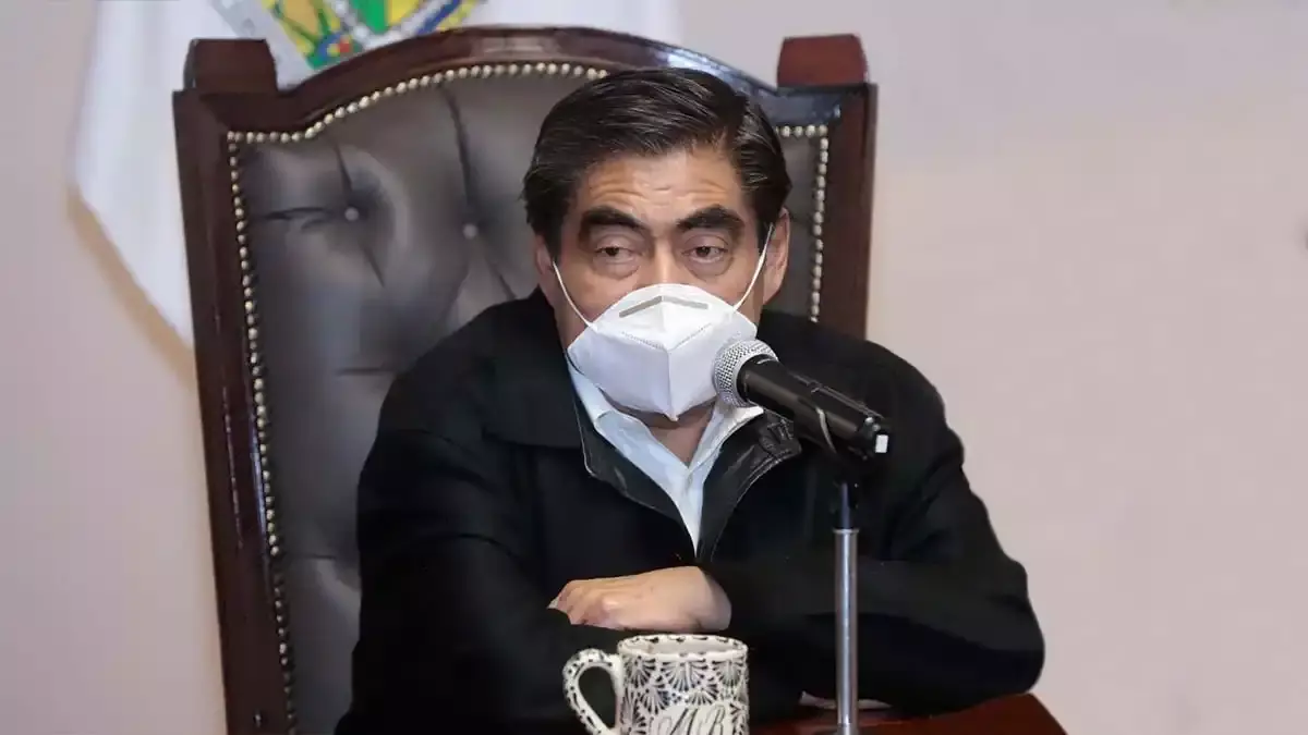 Miguel Barbosa, gobernador de Puebla.