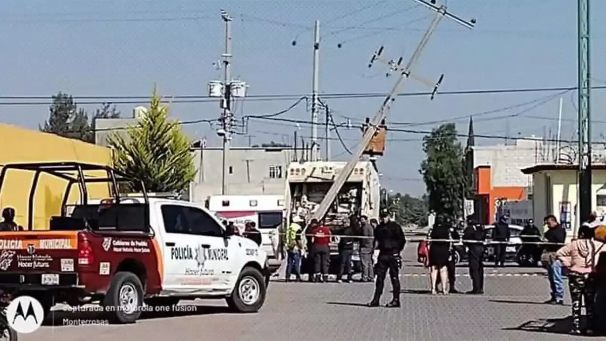 Muere trabajador de limpia en accidente en Palmar de Bravo.