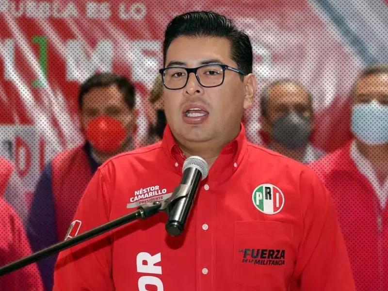 Néstor Camarillo, dirigente estatal del PRI.