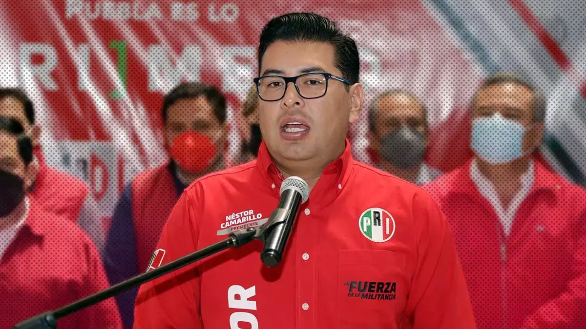 Néstor Camarillo, dirigente estatal del PRI.