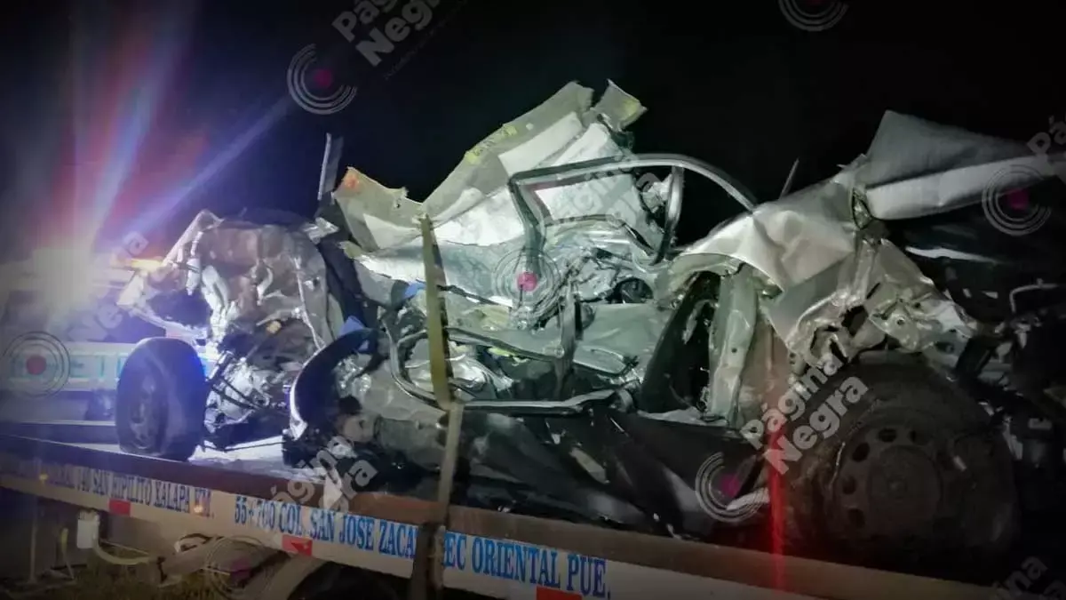 Choque frontal dejó tres muertos.