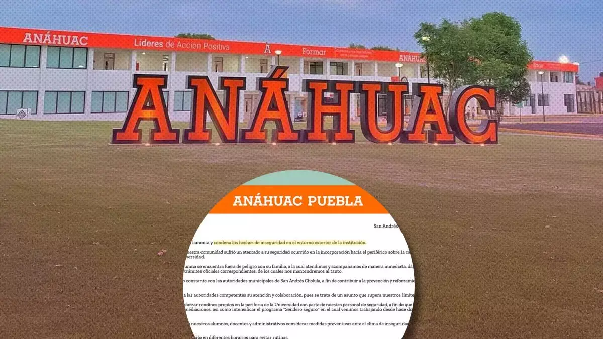 La Anáhuac informó que el intento de levantón sucedió en la incorporación al periférico sobre la calle Orión Norte.