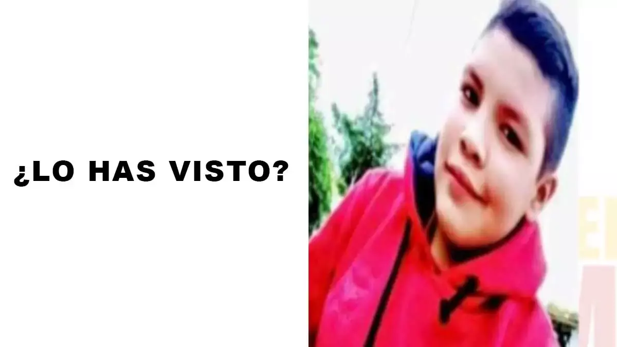 Ángel Gabriel Sánchez, de 12 años, desapareció en el Triángulo Rojo.