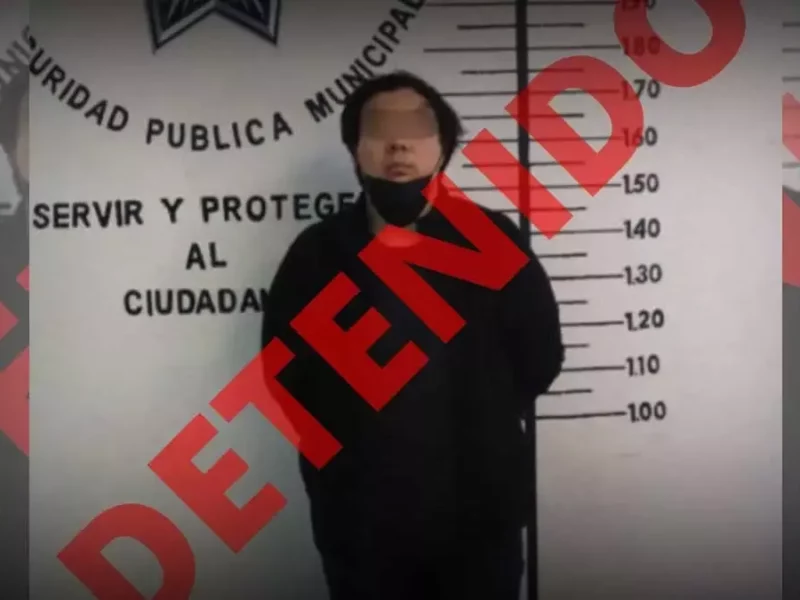 Detienen presunto secuestrador chino en San Pedro Cholula.
