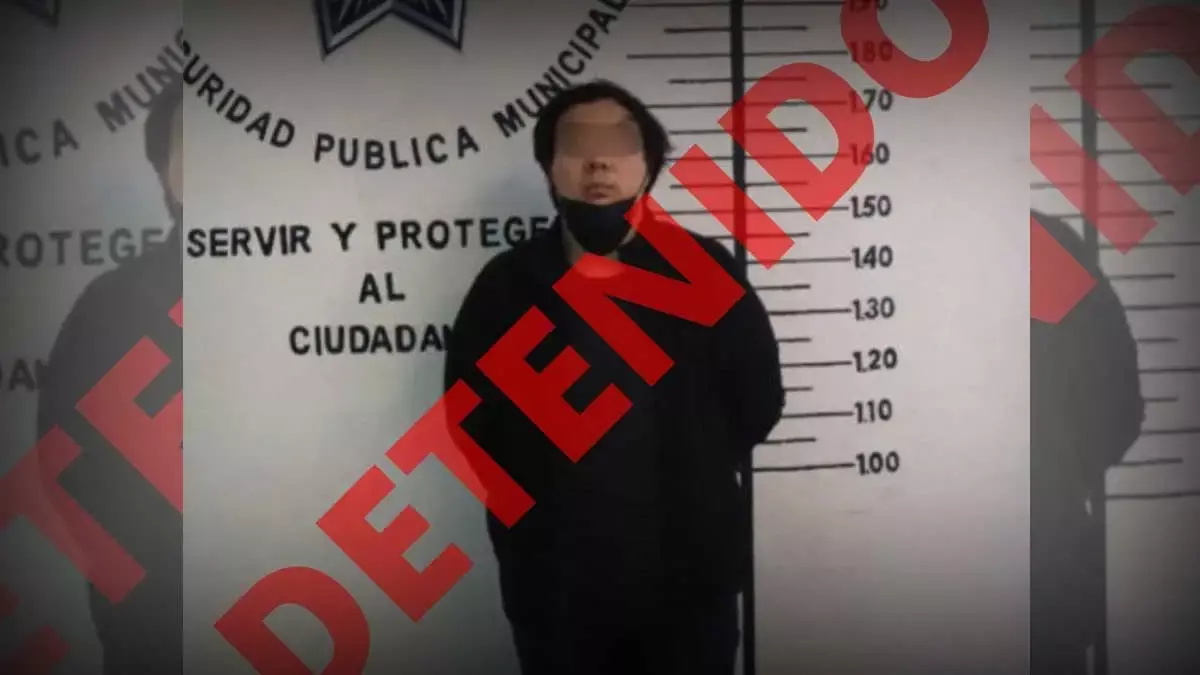 Detienen presunto secuestrador chino en San Pedro Cholula.