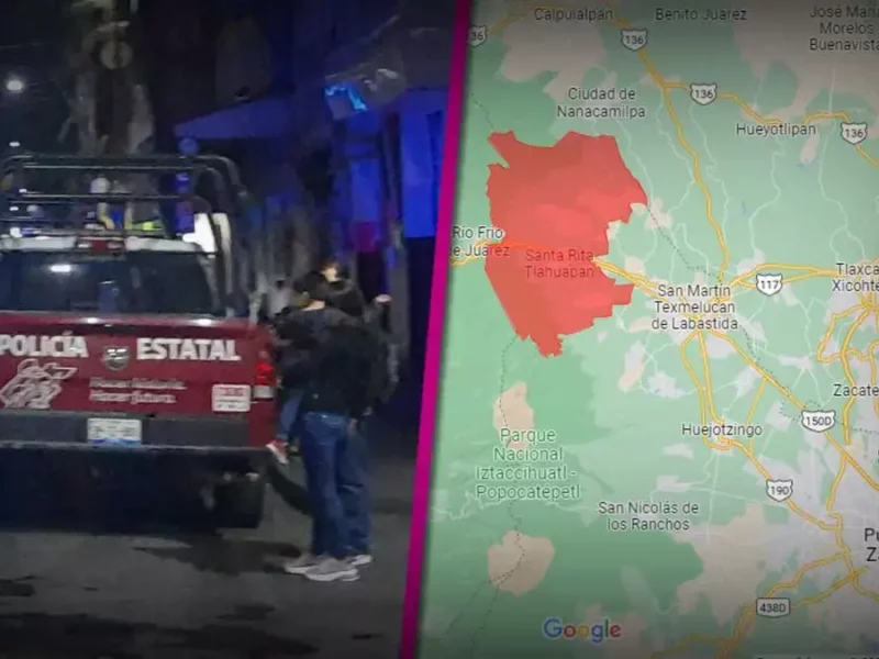 Salvan de ser linchados a dos policías de Tlahuapan.
