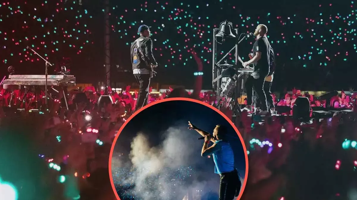 oldplay canta “Amor Eterno” en el Foro Sol